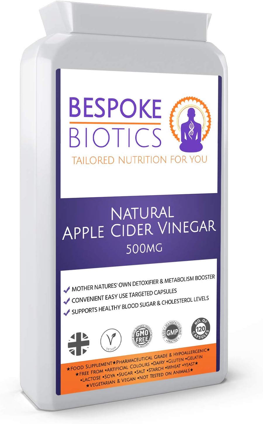 APPLE CIDER VINEGAR CP 500MG 90