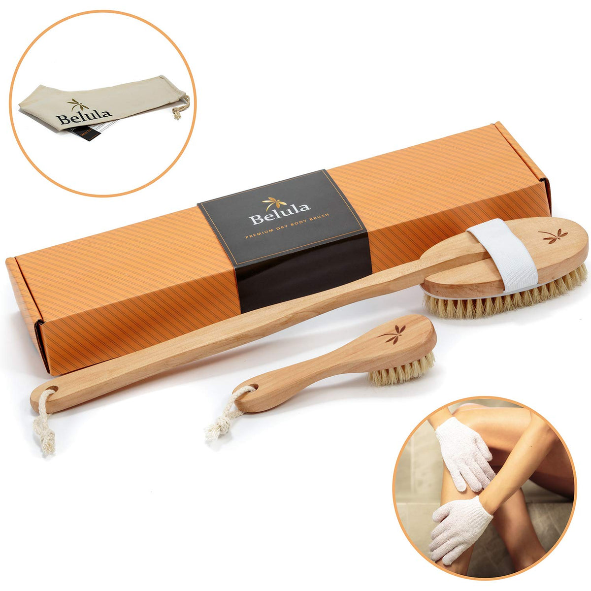 SJ Spa Dry Body Brush