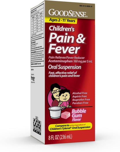 ACETAMINOPHEN 160 MG SUS 30X5 ML UD
