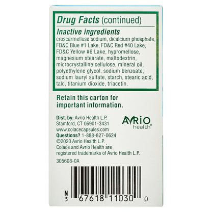COLACE 2-IN-1 TABLETS 30CT