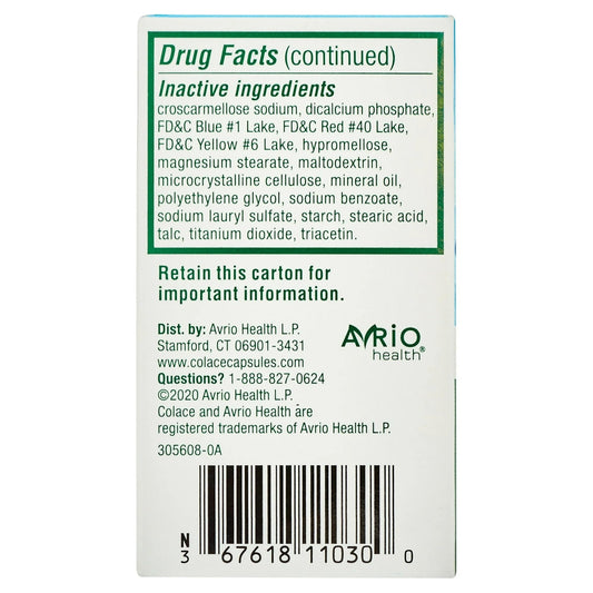 COLACE 2-IN-1 TABLETS 30CT