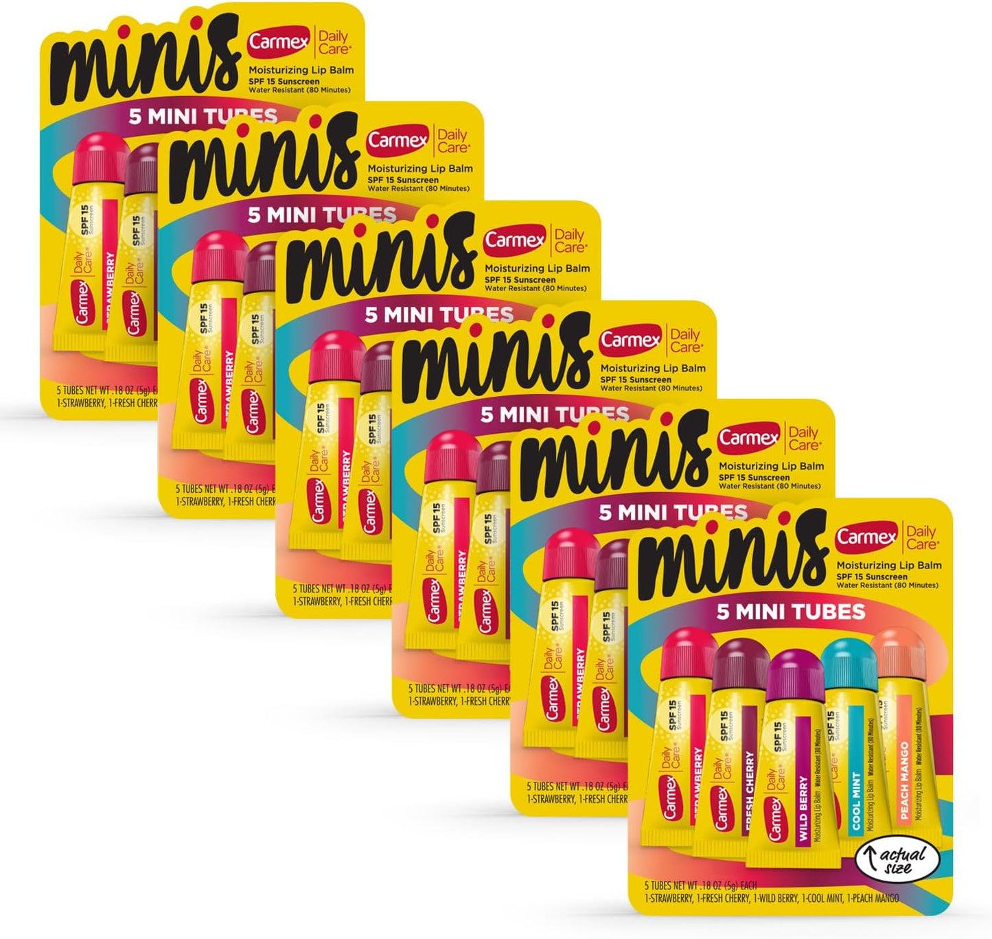 CARMEX DLY/CR&MST L/B 4 MINIS