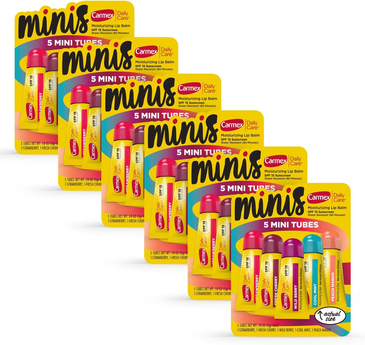 CARMEX DLY/CR&MST L/B 4 MINIS