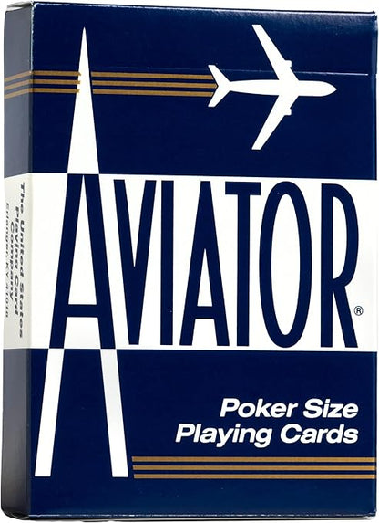 AVIATOR Playing Cards - Poker Size, Assorted Colors