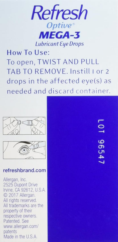 REFRESH OPTIVE MEGA-3 EYE DRP 30X0.4ML