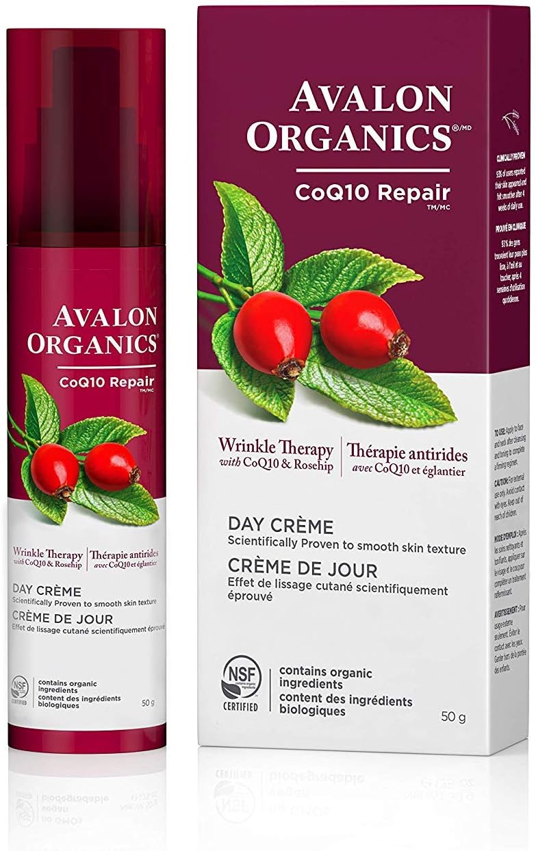 AVALON ORGANICS COQ10 FACIAL CLNSNG MILK