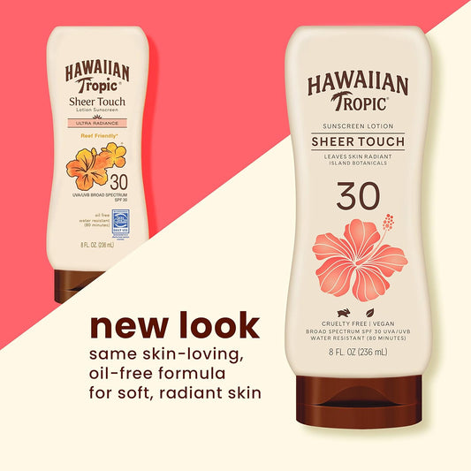 Hawaiian Tropic Lotion Spf#50 Sheer Touch 8oz