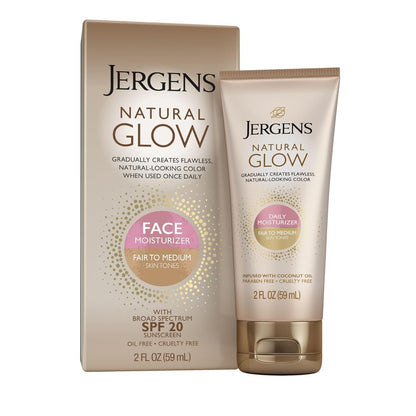 JERGENS NAT GLOW LOTION MED/TAN 4OZ