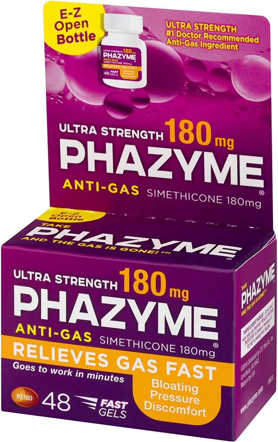 PHAZYME GC 180MG 12 SFG BPK