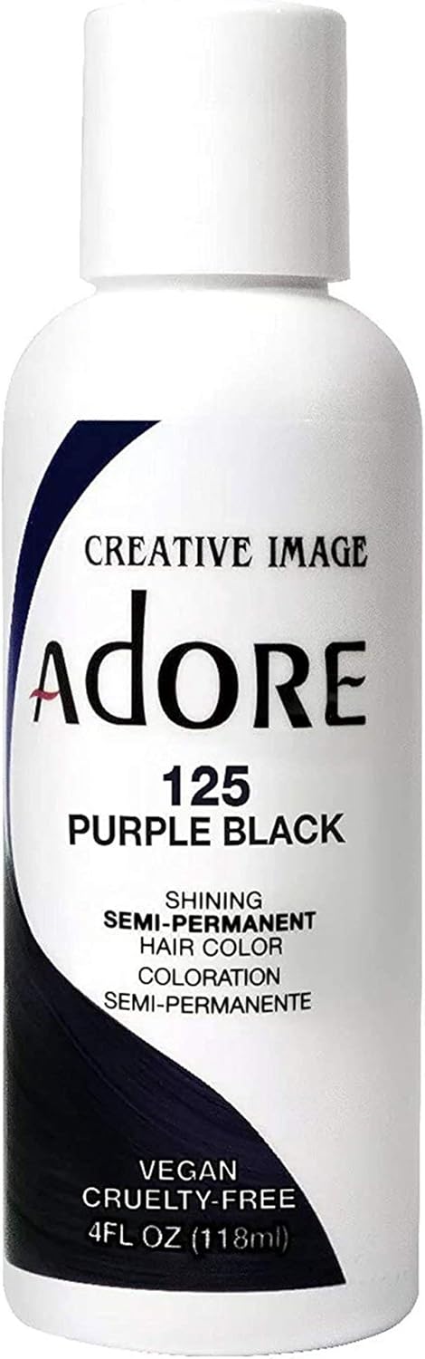 Adore Semi-Permanent Haircolor #125 Purple Black 4oz