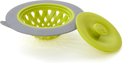 FULL CIRCLE SINK STRAINER,GRAY/WHITE