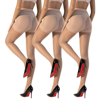 Forsythia Ridge 1Pk Sheer Tights With Control Top Medium Medium Nude