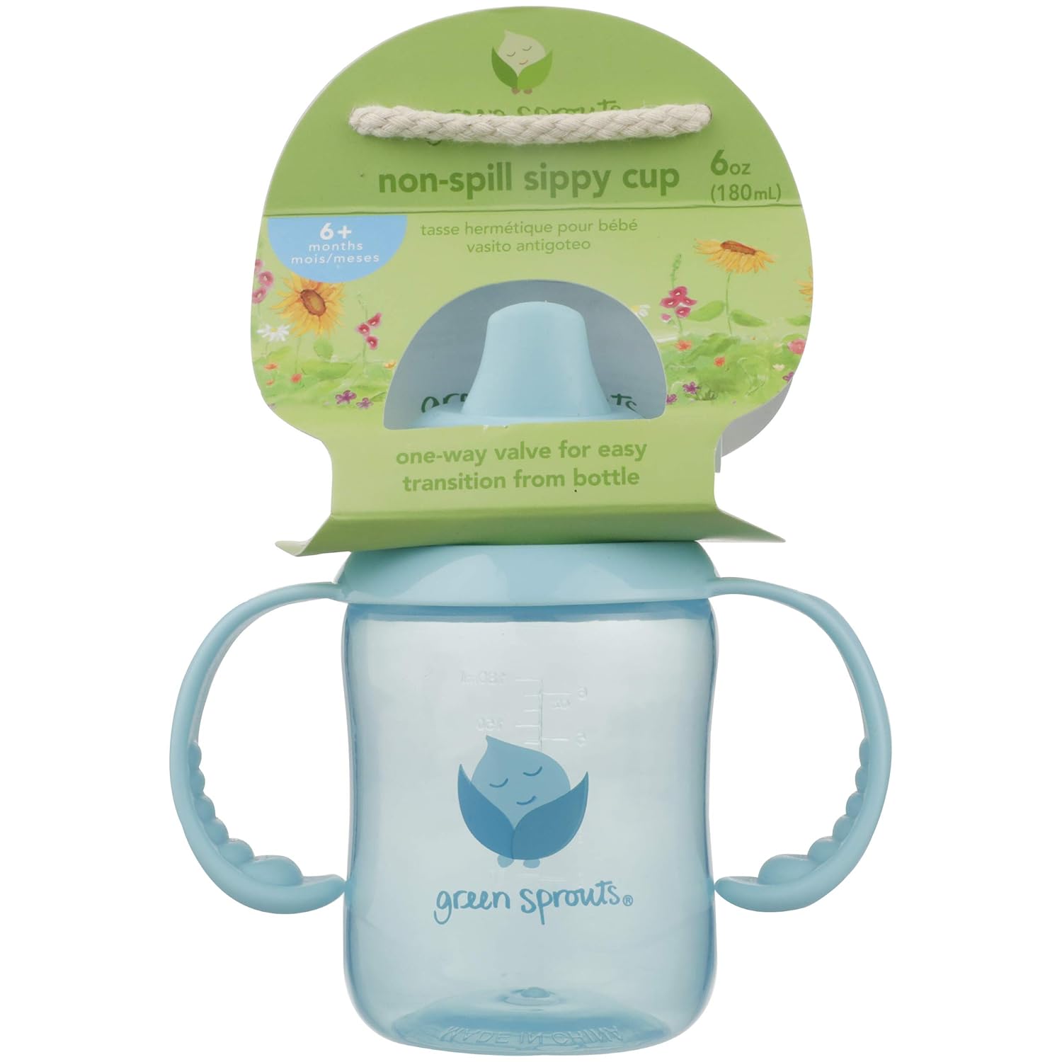SIPPY CUP,NON-SPILL,GREEN