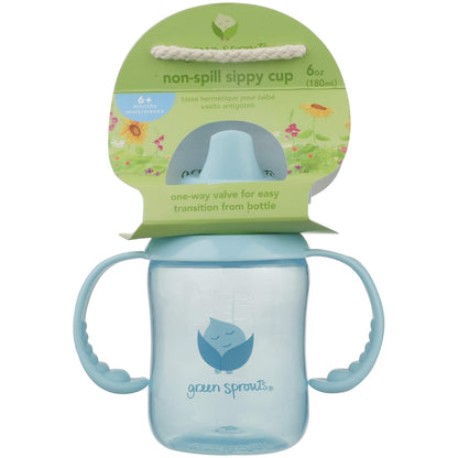 SIPPY CUP,NON-SPILL,GREEN