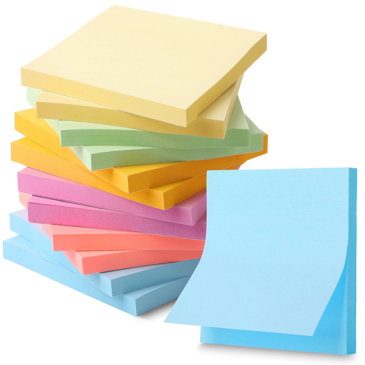 CLi Sticky Notes, 3" x 3" - Yellow, 4 pads