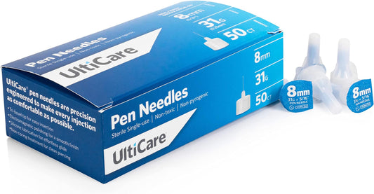 ULTICARE SAFETY PEN NEEDLE 5MM 30G 100CT