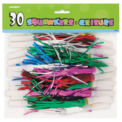 FRINGED SQUAWKERS 8 CT
