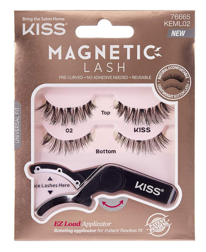 Kiss Magnetic Lashes 01 With Applicator