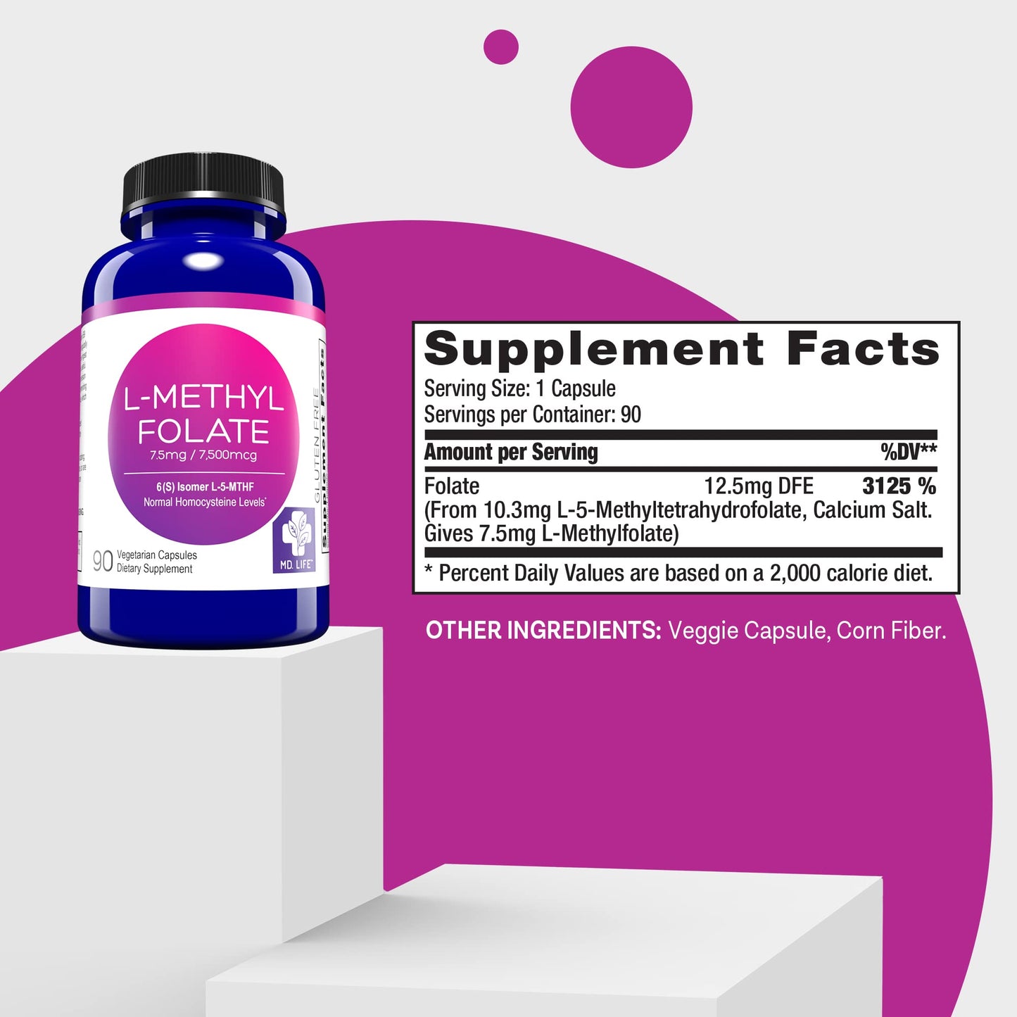 L-METHYLFOLATE FORTE TB 7.5MG 30 CPLT