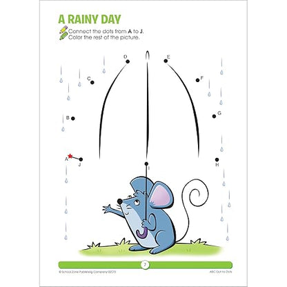 School Zone Dot to Dots Workbook Ages 4 to 6