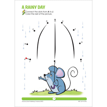 School Zone 1-25 Dot-to-Dots Preschool Workbook, 32 Pages