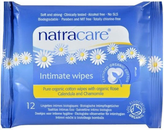 NATRACARE WIPES,INTIMATE,COTTON