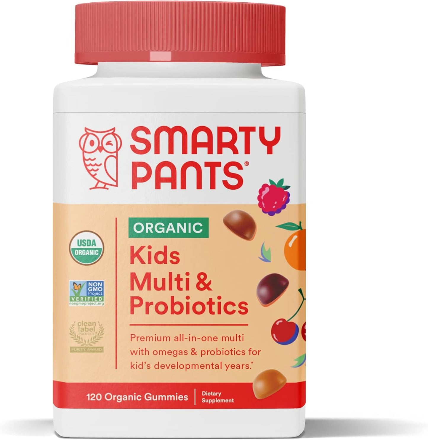 SMARTYPANTS KIDS PROBIOTIC,STRAW CREM