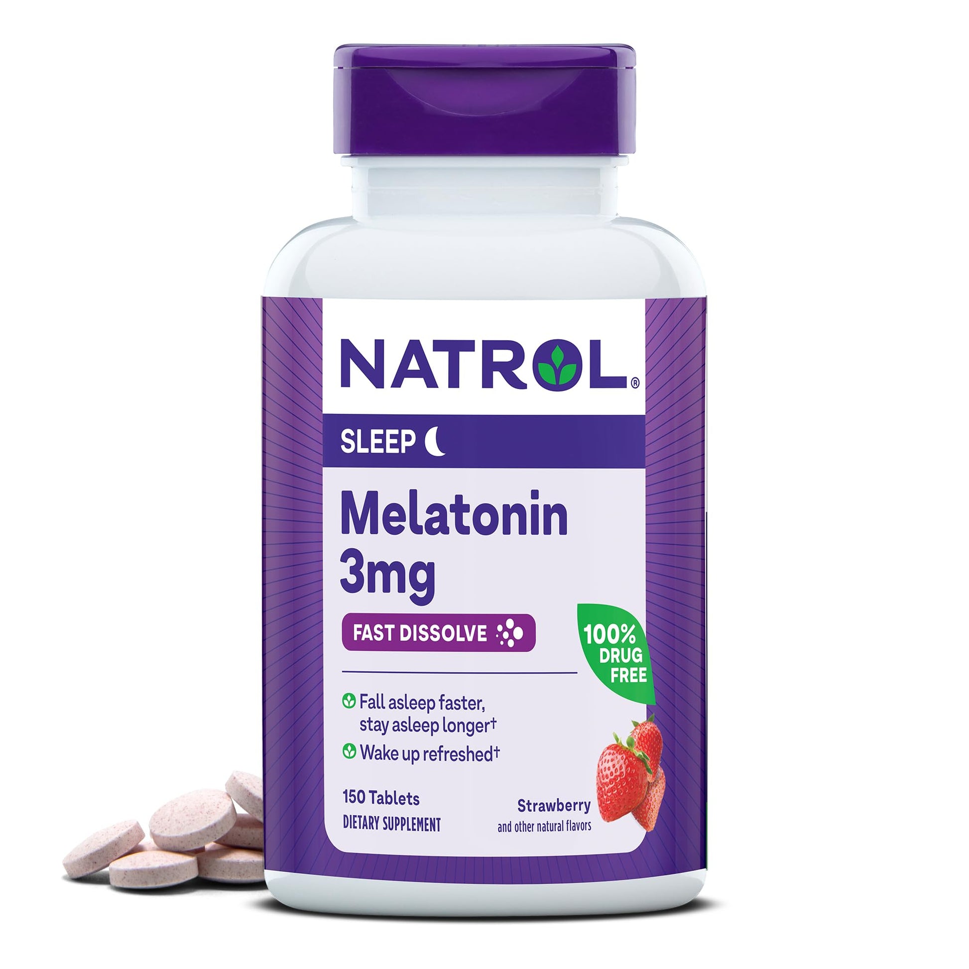 NATROL MELATONIN 3MG,FAST DISSLV