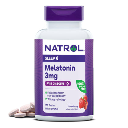 NATROL MELATONIN 3MG,FAST DISSLV