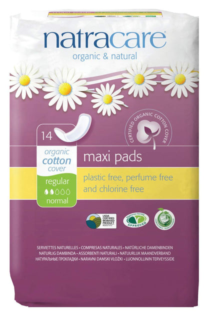 NATRACARE PADS,MAXI,REGULAR