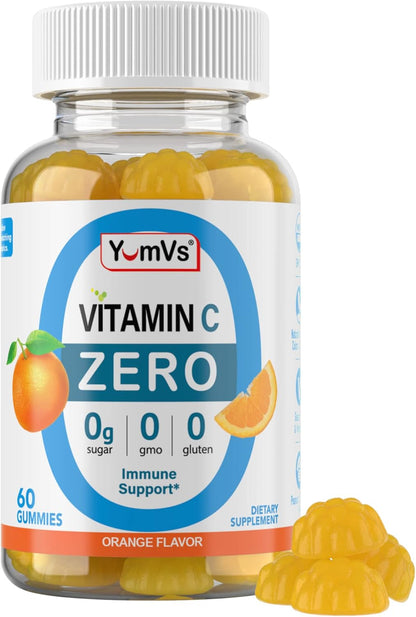 YUM-VS VITA C ZER CW 125MG 60 GMM