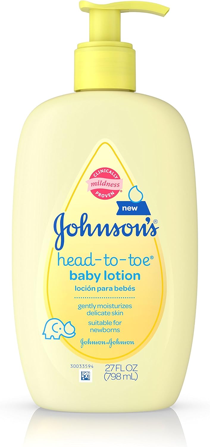 J&J BABY LOTION HEAD TOE 16.9z