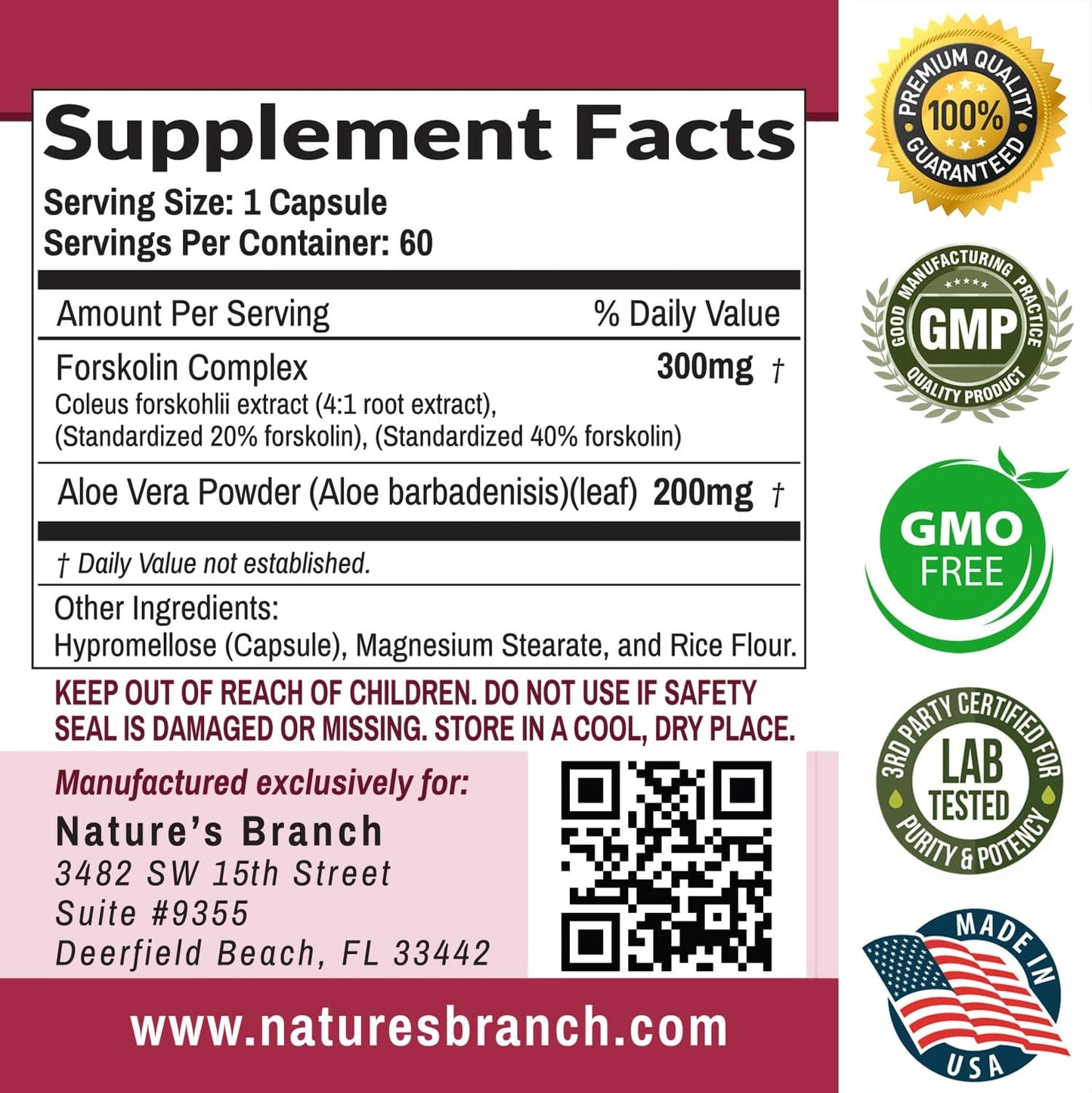 NATURE'S WAY FORSKOHLII STANDARDIZED