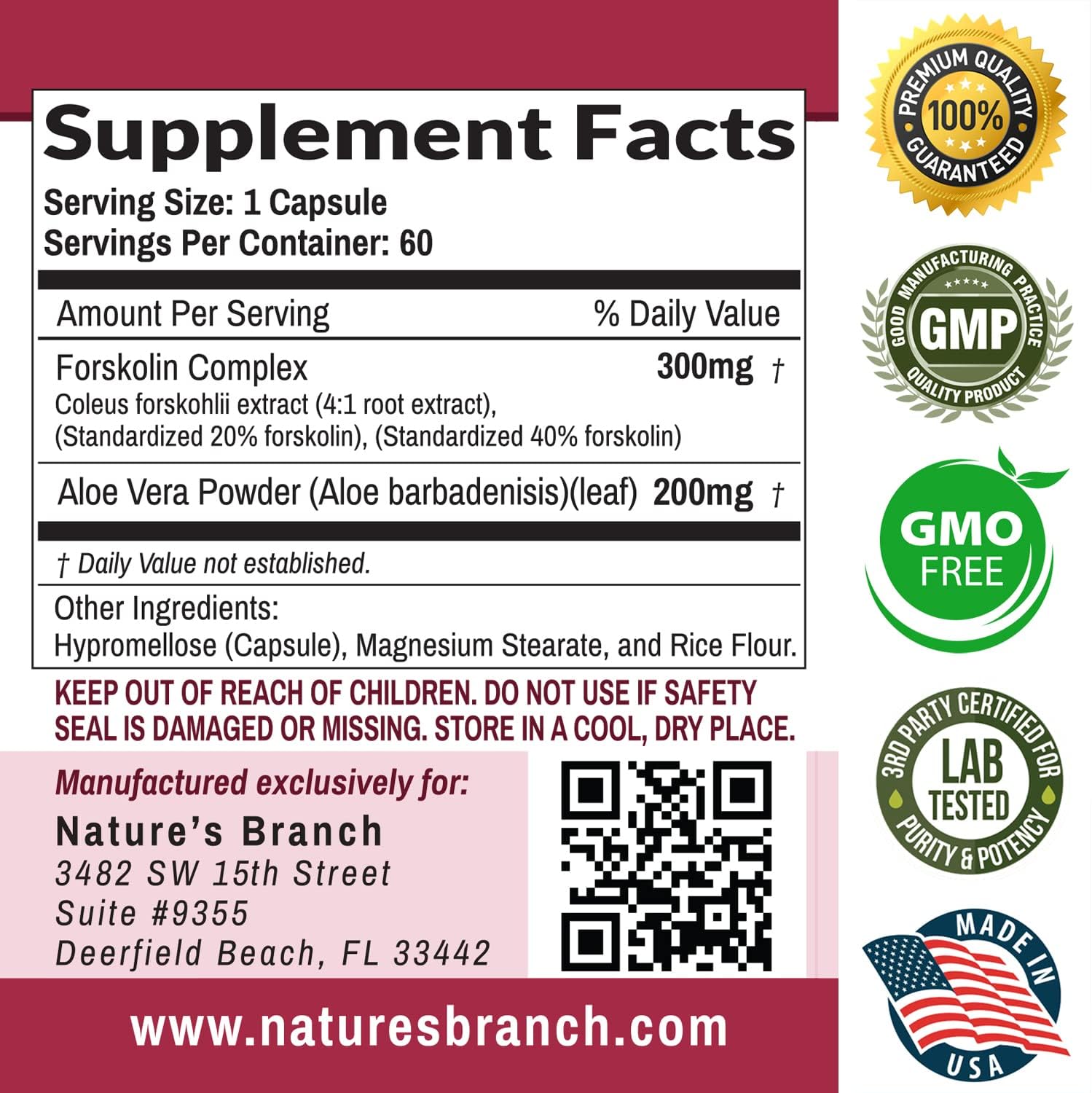 NATURE'S WAY FORSKOHLII STANDARDIZED