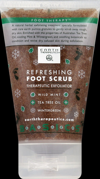 EARTH THERAPEUTICS FOOT SCRUB,REFRESHING