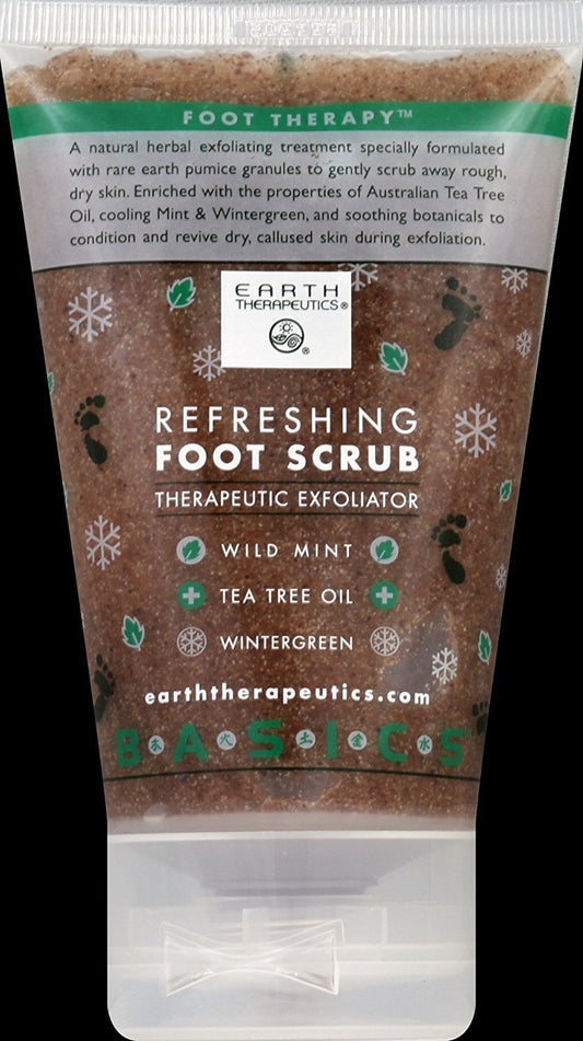 EARTH THERAPEUTICS FOOT SCRUB,REFRESHING