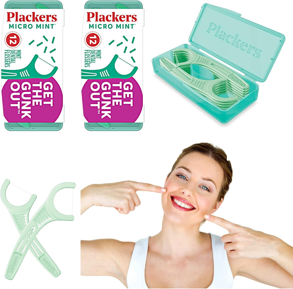 PLACKERS FLOSSER 24 MINT 2PK
