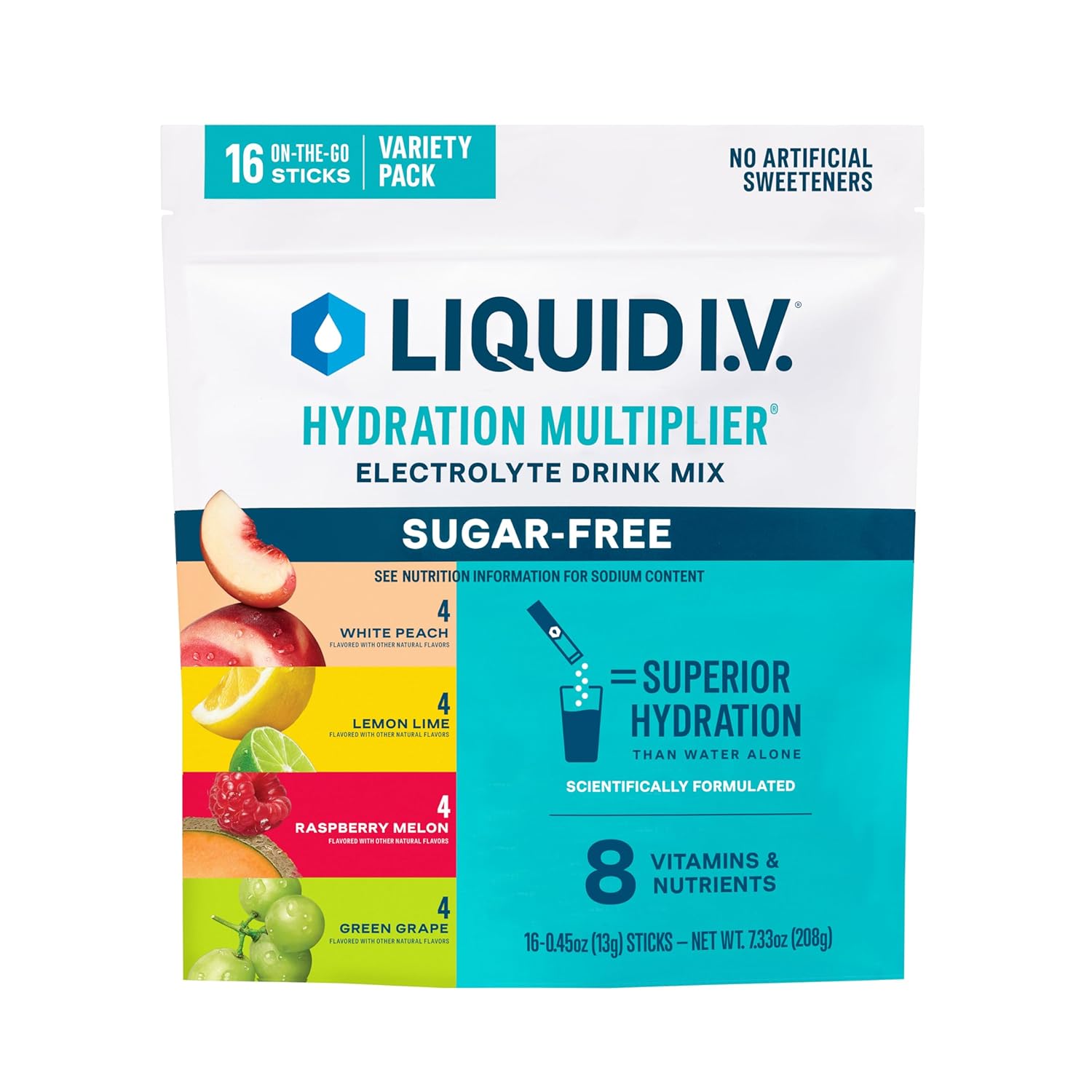 LIQUID I.V. DRNK MX,WATERMELON,10CT
