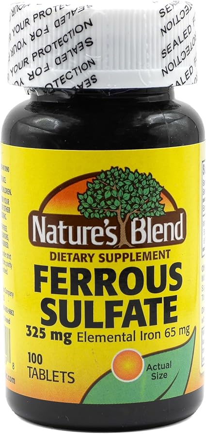 NAT B FERROUS SULF TB 325MG BPK