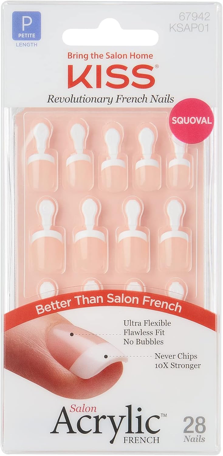 KISS Salon Acrylic Fake Nails Kit - Crush Hour