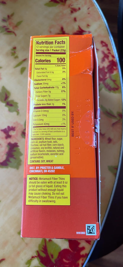 METAMUCIL WAFER CINNAMON SPICE 24CT