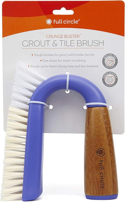FULL CIRCLE BRUSH,GROUT & TILE,GREY