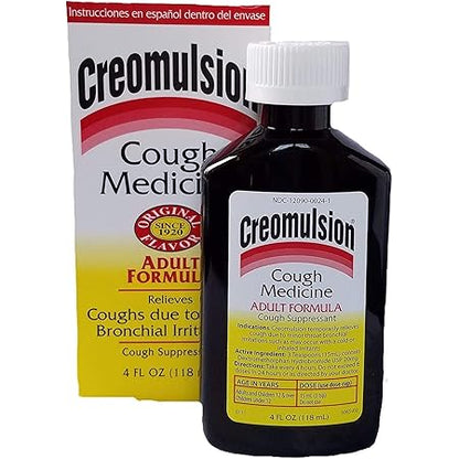 CREOMULSION ADULT COUGH SYR FORMULA 4 OZ