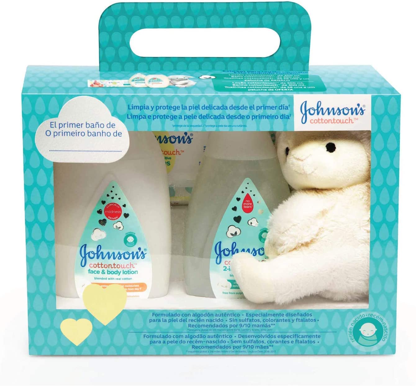 JOHNSONS BABY COTTNTOUCH 2IN1 WSH 27.1OZ