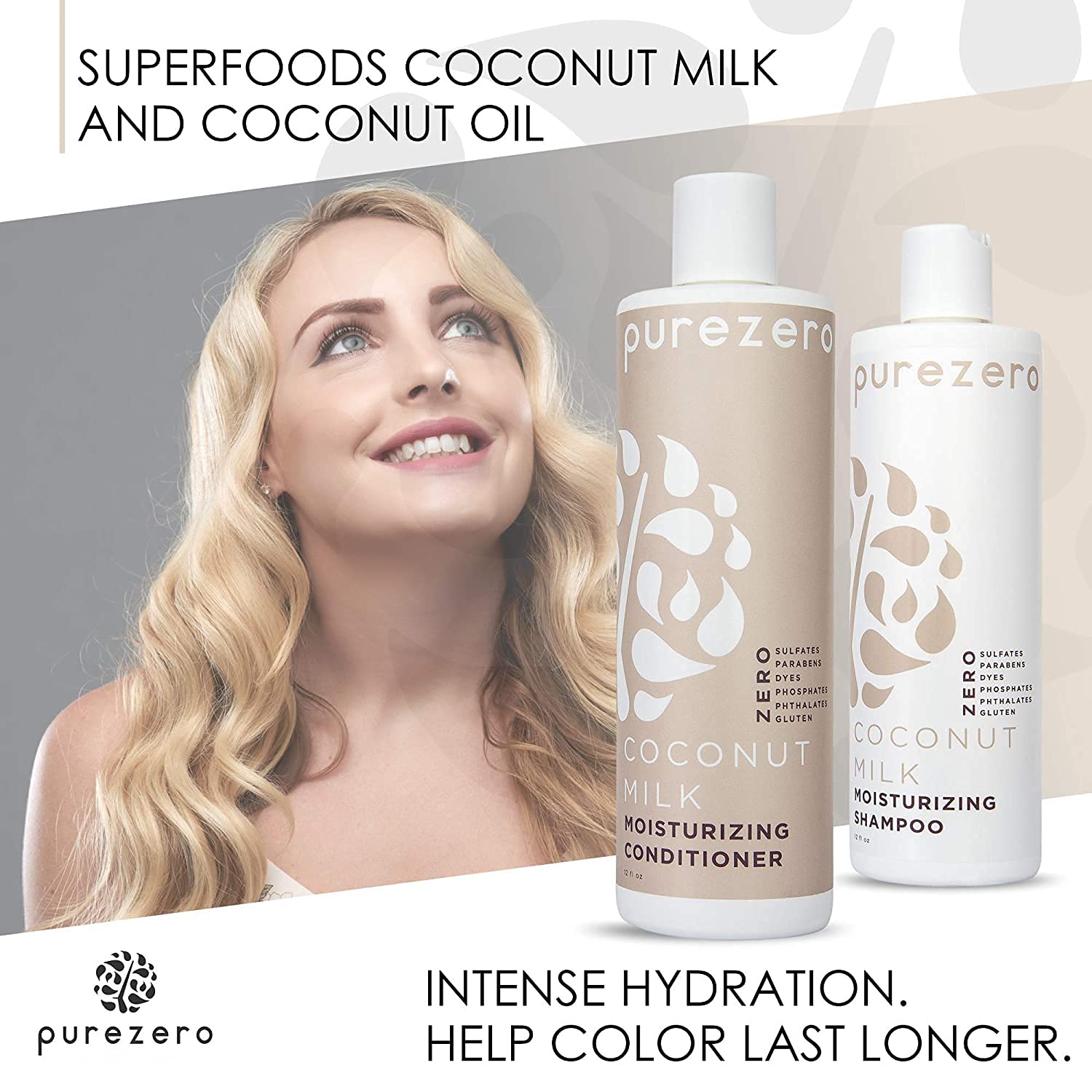 PUREO NATURACOIL SHAMPOO     8Z
