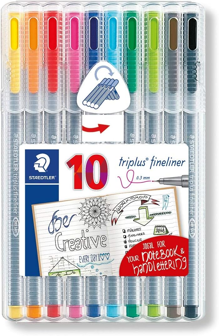 Staedtler 334-82 Silver Grey Fineliner Pen