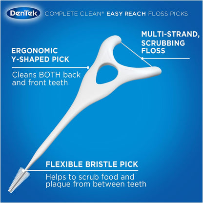 DENTEK FLOSS PICKS MINT 90CT