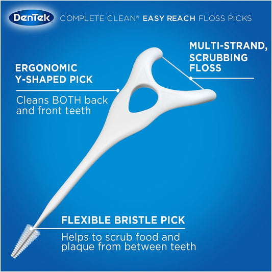 DENTEK FLOSS PICKS MINT 90CT