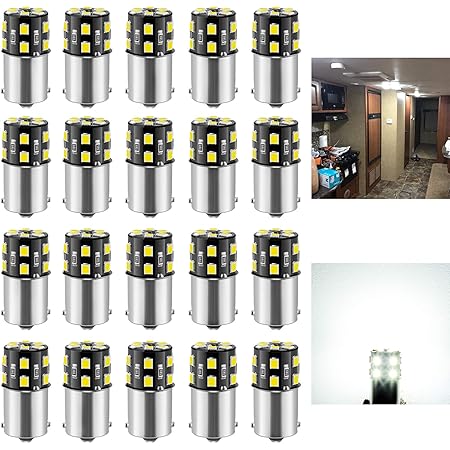 Hopkins 1156LL Long Life BA155 Replacement Trailer Light Bulbs, 2 pack
