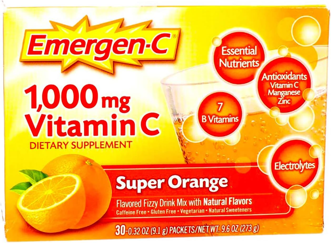 EMERGEN-C SUPER ORANGE PWD 60CT